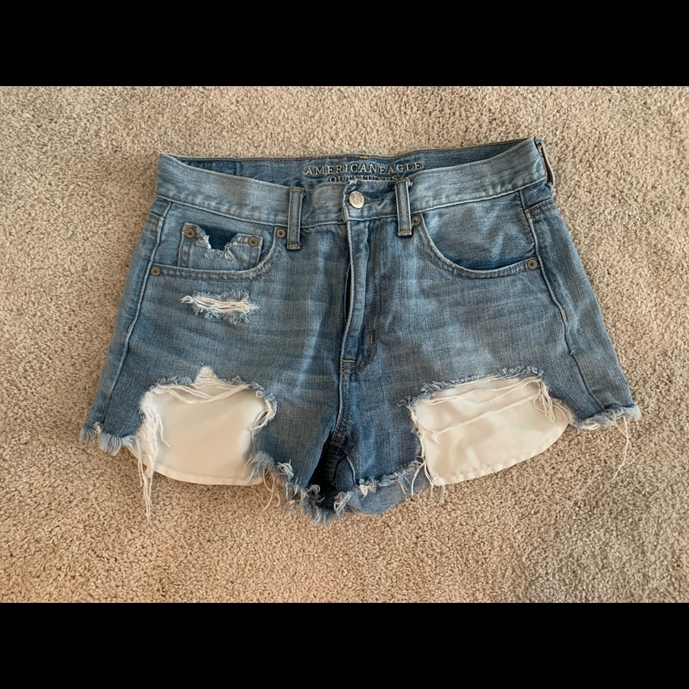 American eagle vintage hi-rise festival shorts